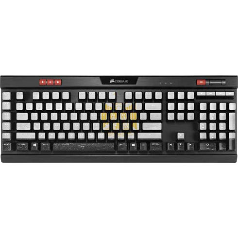 Egyptian Flag Distressed K95 RGB PLATINUM Mechanical Gaming Keyboard Skin